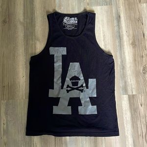 Johnny Cupcakes Black/Grey LA Tank Top